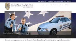 Desktop Screenshot of americanpowersecurity.com